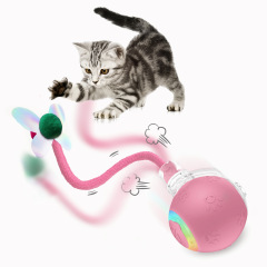 Intelligent Gravity Cat Toy Ball Electric Self-Entertainment Boredom Relief Chasing Toy with Rope