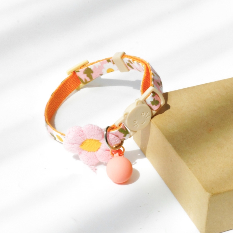 Cute Flower Cat Collar
