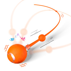 Intelligent Gravity Cat Toy Ball Electric Self-Entertainment Boredom Relief Chasing Toy with Rope