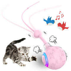 Intelligent Gravity Cat Toy Ball Electric Self-Entertainment Boredom Relief Chasing Toy with Rope