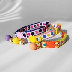 Cute cat heart collar