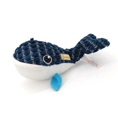 Wholesale Corduroy Pet Dog Toys New Gnawing Toys Molar Whale Octopus Seahorse Durable Dog Chew Toys