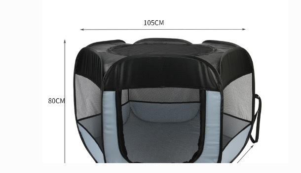 Foldable Oxford cloth dog whelping box/pet bed fence