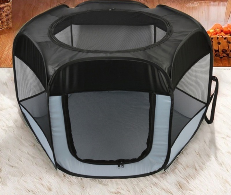 Foldable Oxford cloth dog whelping box/pet bed fence