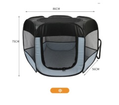 Foldable Oxford cloth dog whelping box/pet bed fence