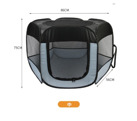 Foldable Oxford cloth dog whelping box/pet bed fence