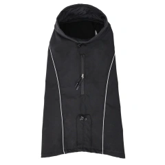 Waterproof Jacket for Large Dogs Flexible Chest Fleece Lining Soft Shell Outdoor Dog Jackets Safety Reflective Pet Clothes Coat
