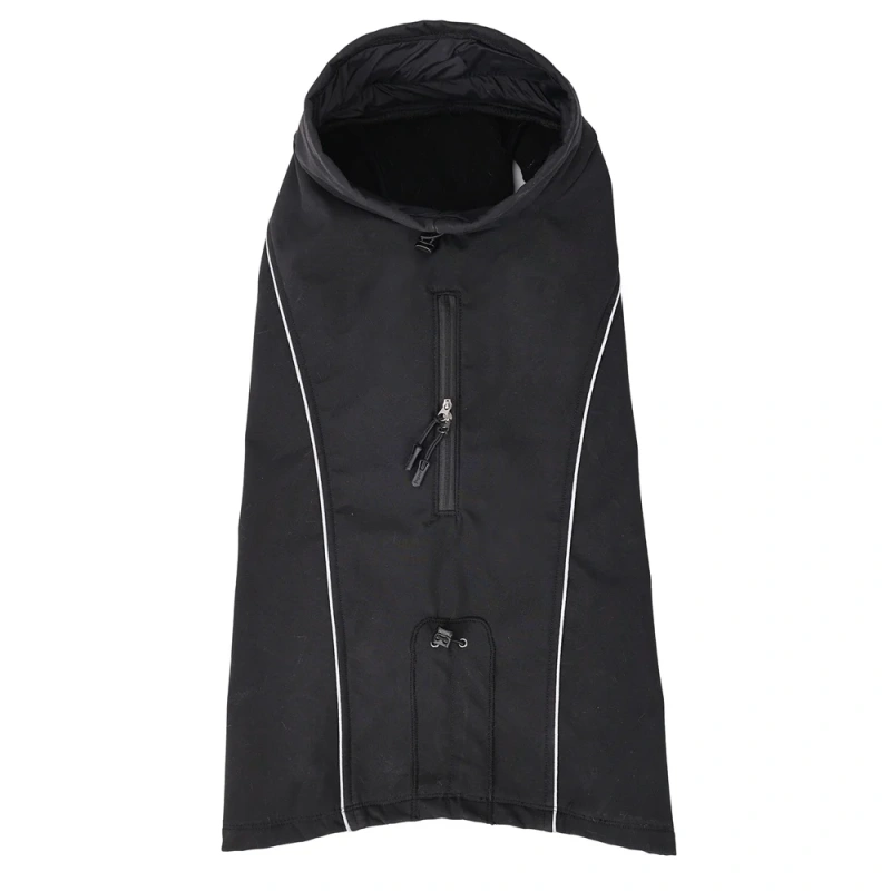 Waterproof Jacket for Large Dogs Flexible Chest Fleece Lining Soft Shell Outdoor Dog Jackets Safety Reflective Pet Clothes Coat