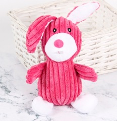 High Quality Fancy Animal Rabbit Pig Elephant Pet Squeaky Toys Dog Toy Plush Chew Toy