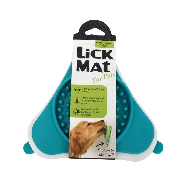 1PC Suction Cup Licking Pad, Pet Meal Pad, Slow Food Pad, Dog Licking Plate Pad, Dog Licking Pad