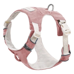 Luxury Nylon Dog Harness Vest Solid Polyester Simple Design Heavy Duty for Walking for Medium and Large Cats