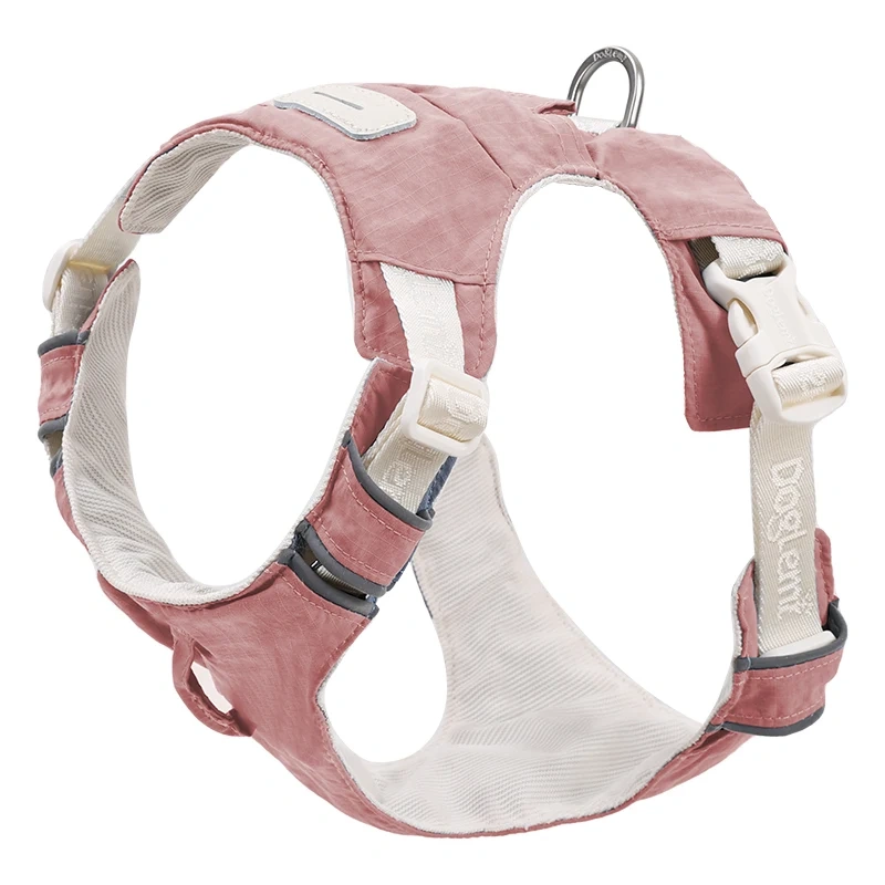 Luxury Nylon Dog Harness Vest Solid Polyester Simple Design Heavy Duty for Walking for Medium and Large Cats