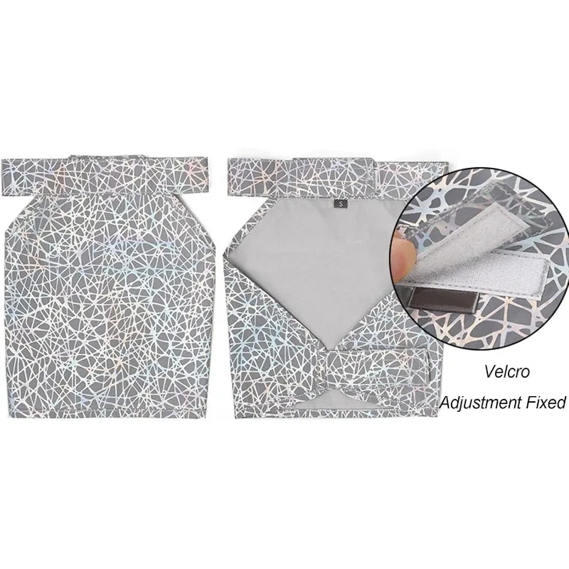 Reflective Pet Shirt Dog Vest Colorful Reflective Material Night Walk Safe Vest High Light Perception Small To Large Dogs