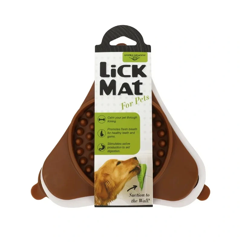 1PC Suction Cup Licking Pad, Pet Meal Pad, Slow Food Pad, Dog Licking Plate Pad, Dog Licking Pad