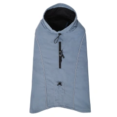Waterproof Jacket for Large Dogs Flexible Chest Fleece Lining Soft Shell Outdoor Dog Jackets Safety Reflective Pet Clothes Coat