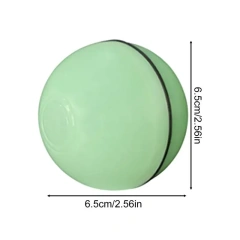 Cat Ball Toy Lighted Interactive Kitten Ball Automatic Moving Kitten Toy for Indoor Cats Relieves Boredom & Encourages Play
