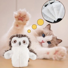 Flapping Bird Cat Toy Rechargeable Bird Simulation Cat Toy With Catnip And 3 Modes Realistic Chirping