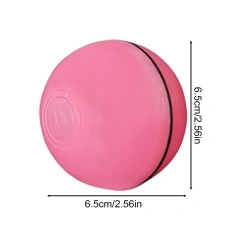 Cat Ball Toy Lighted Interactive Kitten Ball Automatic Moving Kitten Toy for Indoor Cats Relieves Boredom & Encourages Play