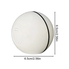 Cat Ball Toy Lighted Interactive Kitten Ball Automatic Moving Kitten Toy for Indoor Cats Relieves Boredom & Encourages Play