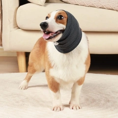 Cat Dog Grooming Earmuffs, Pet Ears, Noise-proof, Washable, Highly Elastic, Pressure-reducing, Soothing Dog Ear Cap, Dog Scarf