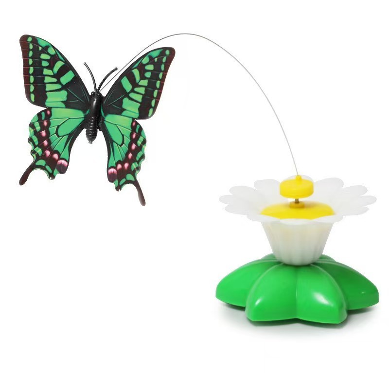 Electric Automatic Rotating Butterfly Cat Toy