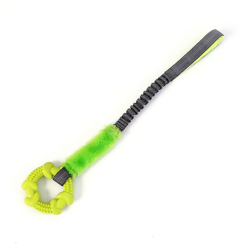 Durable Pet Dog Chew Toys Rubber Bone Plush Toy For Pets