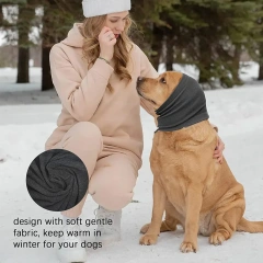 Cat Dog Grooming Earmuffs, Pet Ears, Noise-proof, Washable, Highly Elastic, Pressure-reducing, Soothing Dog Ear Cap, Dog Scarf