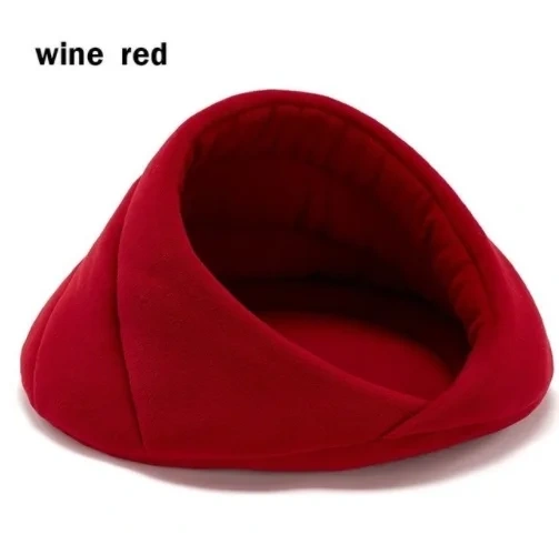 New Pet Cat Beds Polar Fleece Small Dogs Mat Winter Warm Nest Cat Sleeping Bag House Puppy Cave Bed Small Pets Kennel