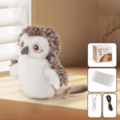 Flapping Bird Cat Toy Rechargeable Bird Simulation Cat Toy With Catnip And 3 Modes Realistic Chirping