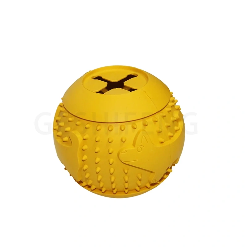 New Rubber Chew Ball Dog Treat Toy Pet Interactive Outdoor Teeth Clean Toy Aggressive Chewer