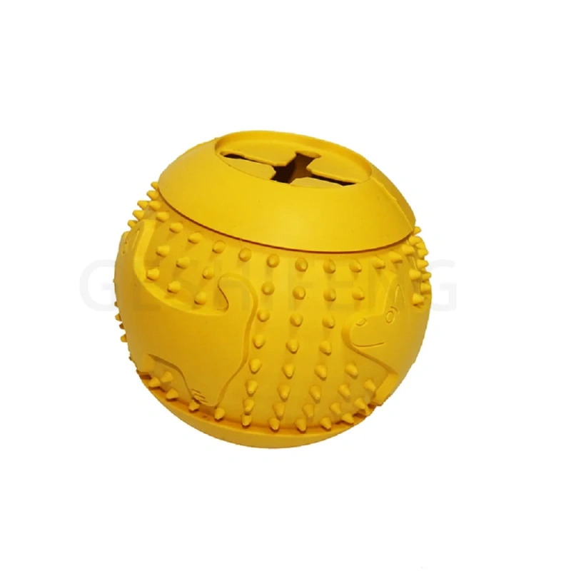 New Rubber Chew Ball Dog Treat Toy Pet Interactive Outdoor Teeth Clean Toy Aggressive Chewer
