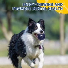 SCGK Tough Dog Ball Toy Strong Natural Rubber Great Dog Fetch Toy Chew Toys for Dogs Indestructible Dog Ball Toys