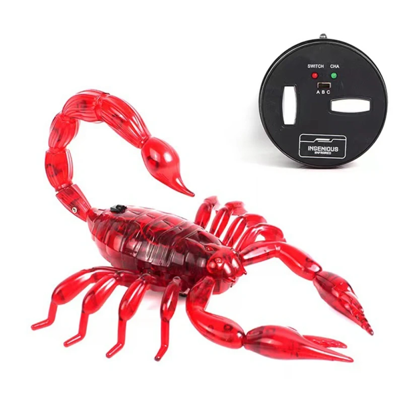 Infrared Remote Control Scorpion Tricky Toys Prank Simulation Crawling Scorpion Electric Animal Model Toys For Boys Novel Gifts