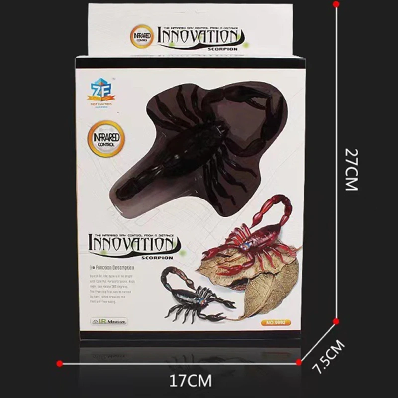 Infrared Remote Control Scorpion Tricky Toys Prank Simulation Crawling Scorpion Electric Animal Model Toys For Boys Novel Gifts