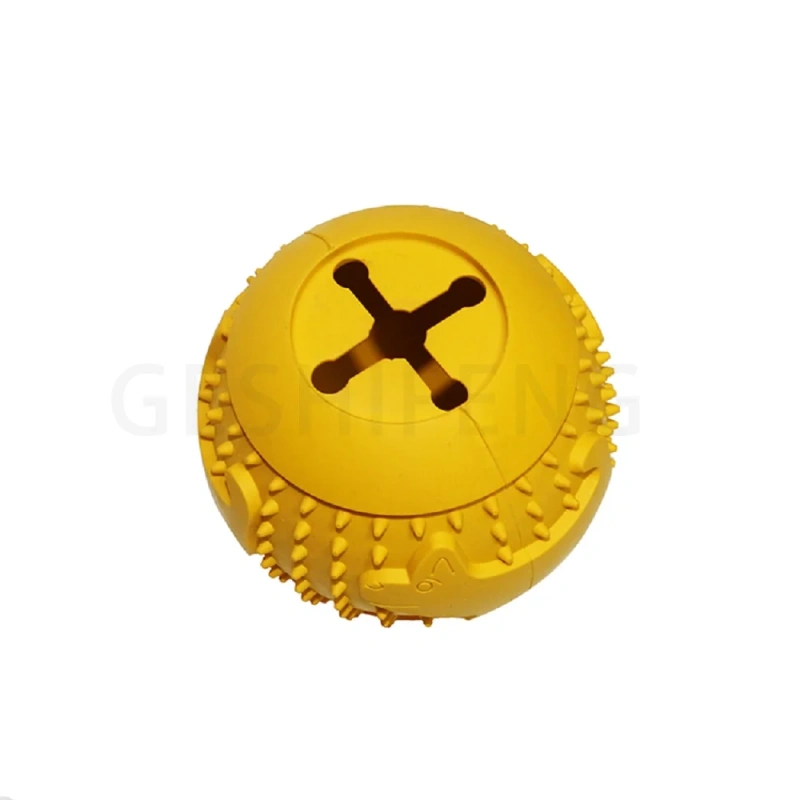 New Rubber Chew Ball Dog Treat Toy Pet Interactive Outdoor Teeth Clean Toy Aggressive Chewer