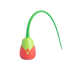 Durable Self-Entertainment Automatic Teasing Cat Ball Toy Eco-Friendly Pet Electric Tail Silicone Toy New Foreign Trade Cat Toy