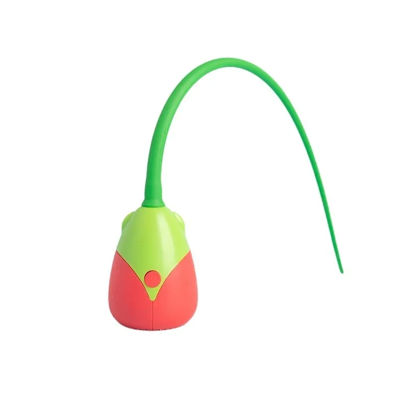 Durable Self-Entertainment Automatic Teasing Cat Ball Toy Eco-Friendly Pet Electric Tail Silicone Toy New Foreign Trade Cat Toy