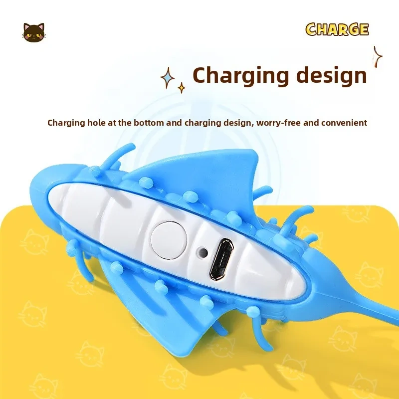USB Charging Smart Cat Toy Electric Bug Nano Bug Eco-Friendly Cross-Border Pet Toy for Self-Pleasure