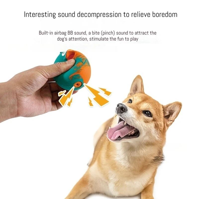Wholesale Factory Eco-Friendly Cartoon Color Egg Small Size Durable Pet Dog Rubber Chew Toy
