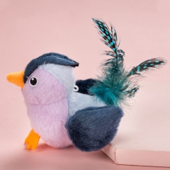 Interactive Bird Cat Toy Realistic Chirping Bird Interactive Toy Creative Teaser Wand Game