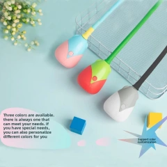 Durable Self-Entertainment Automatic Teasing Cat Ball Toy Eco-Friendly Pet Electric Tail Silicone Toy New Foreign Trade Cat Toy