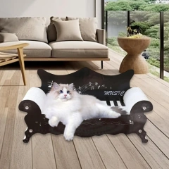 Cat Scratcher Sofa Bed Scratching Pad Corrugated Couch Furniture Protection