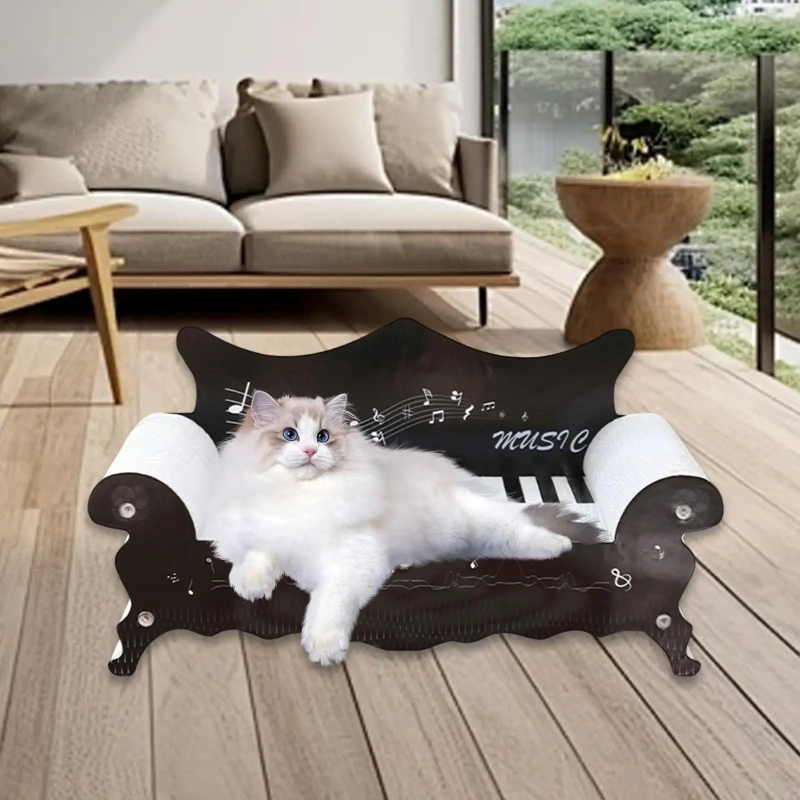 Cat Scratcher Sofa Bed Scratching Pad Corrugated Couch Furniture Protection