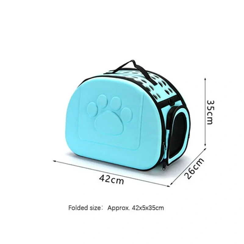 EVA material quality Travel Pet Bag Cat Flower Carriers Bags  Folding Small Dog Outdoor Shoulder Bag Folding Cats Carrying