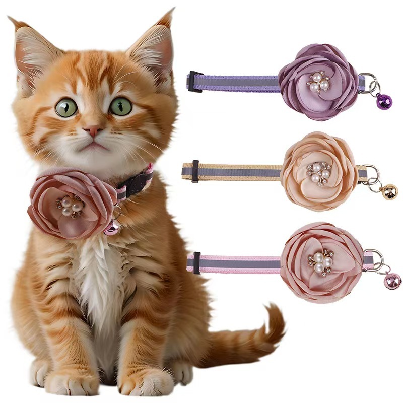 Cute Flower Anti-Suffocation Collar for Pets