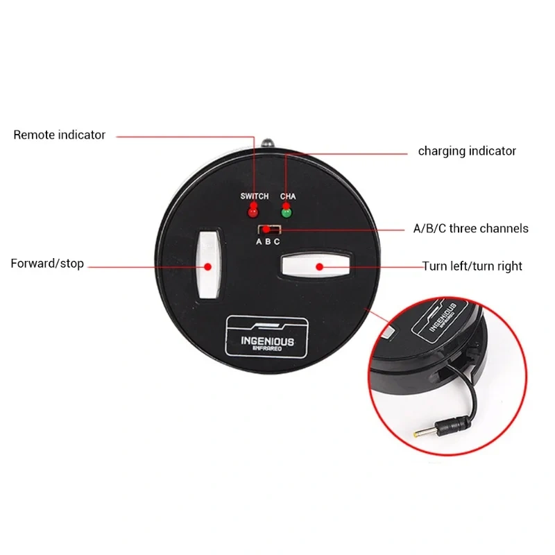 Electric Crab Toy With Remote Control Simulate Crab Shape RC Toy With Light