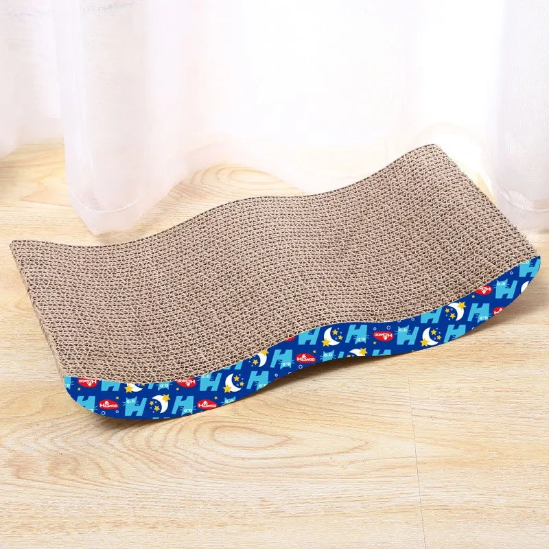 Cat Scratching Pads Pet Kitten Scratch Pad Board Grinding Paws Scratcher Toys Cardboard Cat Scratcher with Catnip Cat Toys