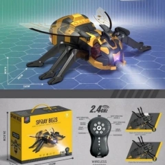 Remote Control Spraying Insect Toy Bee Spider Dragonfly Octopus Children's Gift Toys Educational Interactive Playtime