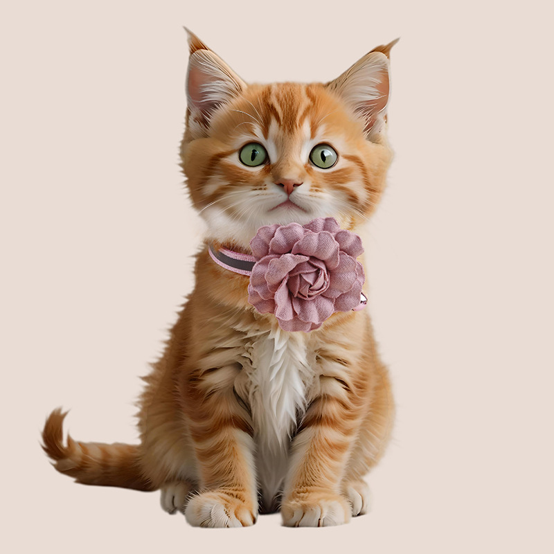 Pet Camellia Anti-Suffocation Collar