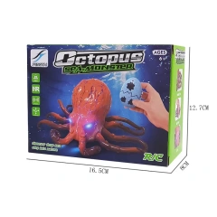 Infrared RC Octopus Toy Electric Crawling Squid Realistic Animal Model Prank Interactive Pet Funny Robot Gift for Kids and Adult
